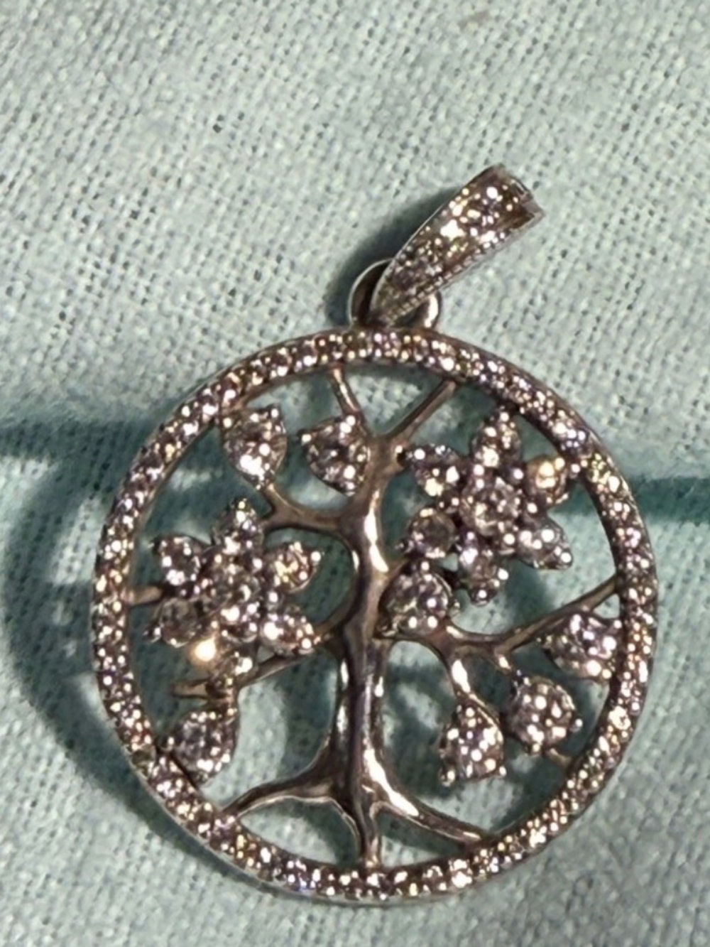 Elegant Silver Tree of life pendant from Pandora